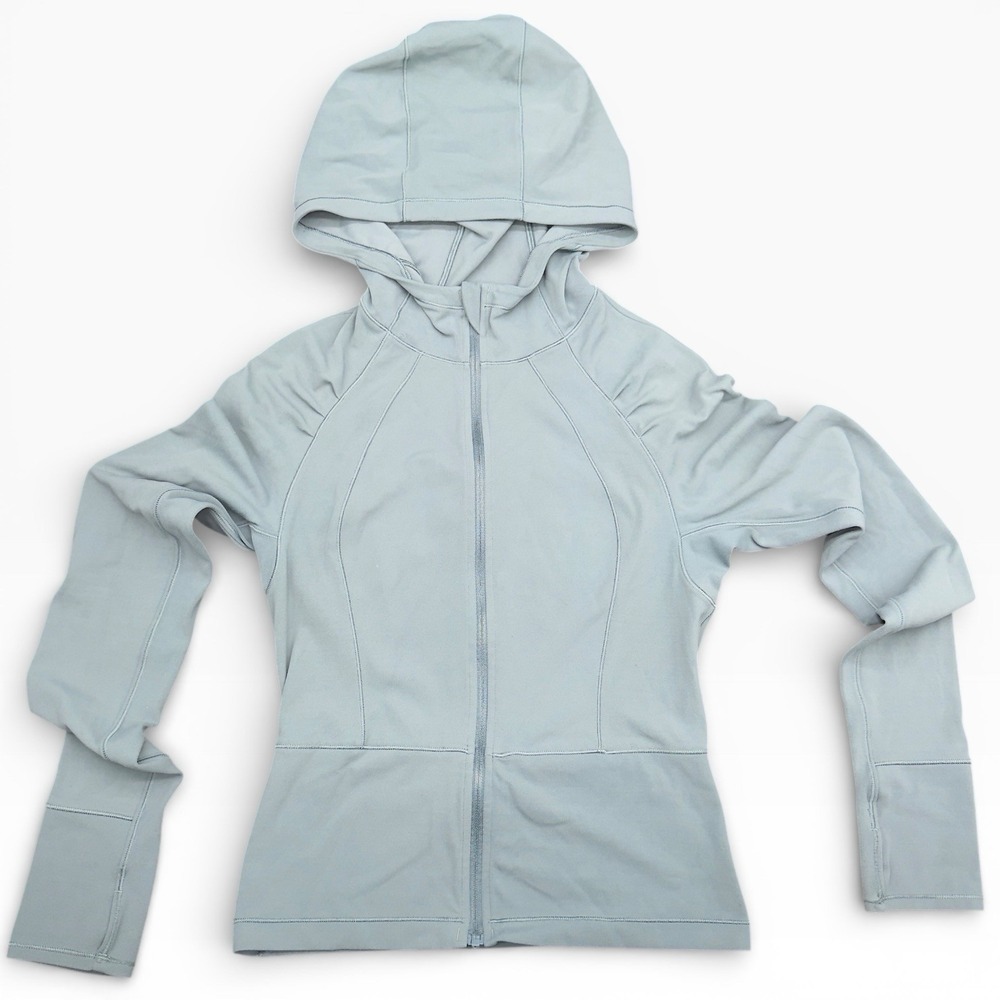 Lululemon Move With Ease Jacket Size 4 Mystic Green Color